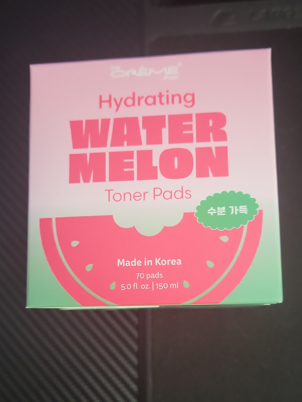 The Crème Shop Hydrating Watermelon Toner Pads
